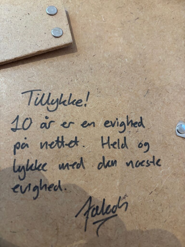 Hilsen skrevet til BiQ i anledning af 10 års jubilæum.